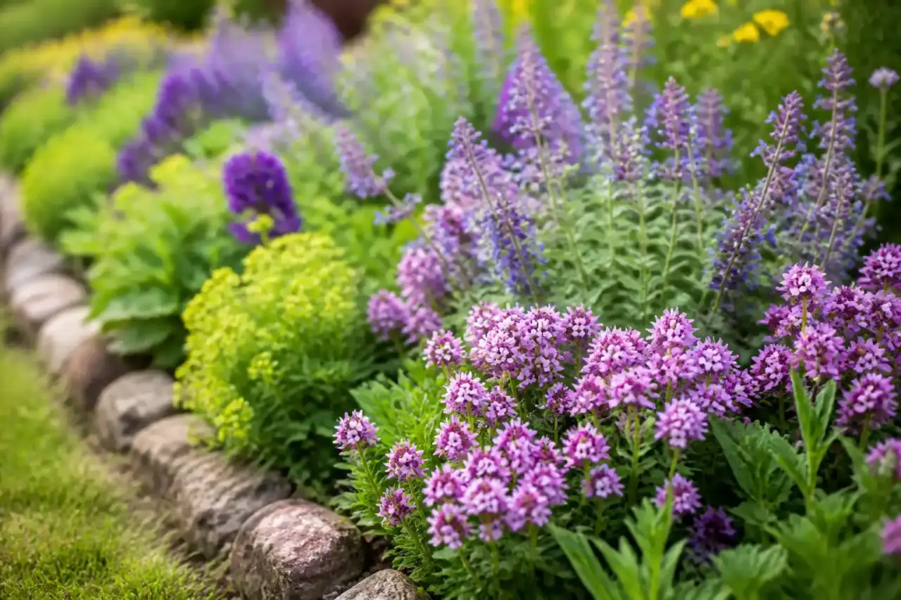 Bordure basse au jardin : les vivaces qui tiennent sans y penser