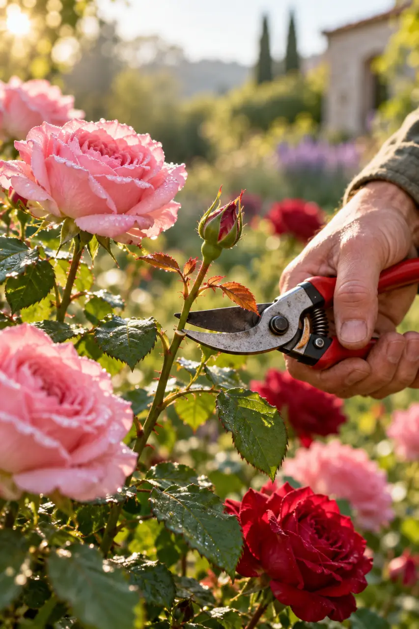 Entretien des rosiers : tailler au bon moment, arroser sans excès et préserver la floraison