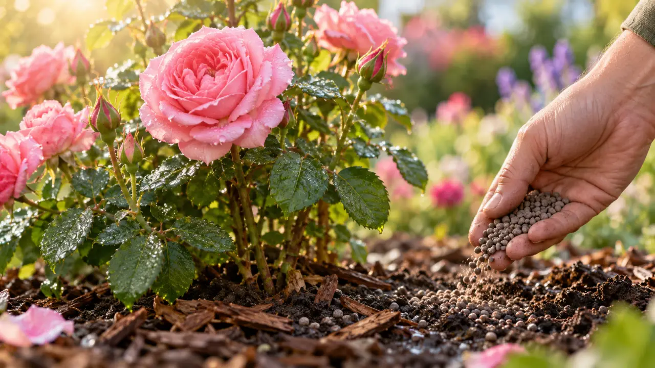 Engrais rosiers : le bon dosage pour soutenir la floraison sans brûler les racines