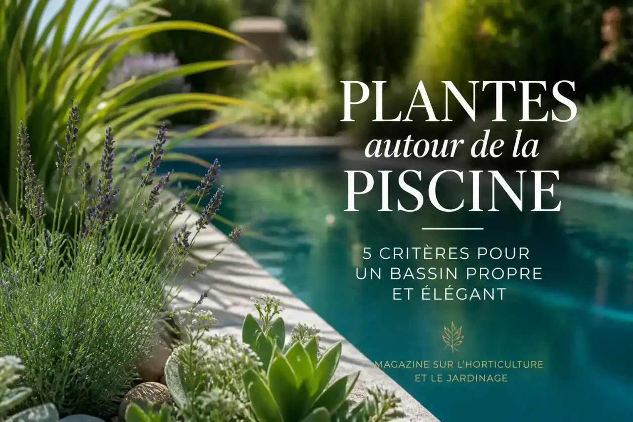 Plantes autour de la piscine : 5 critères pour un bassin propre et élégant
