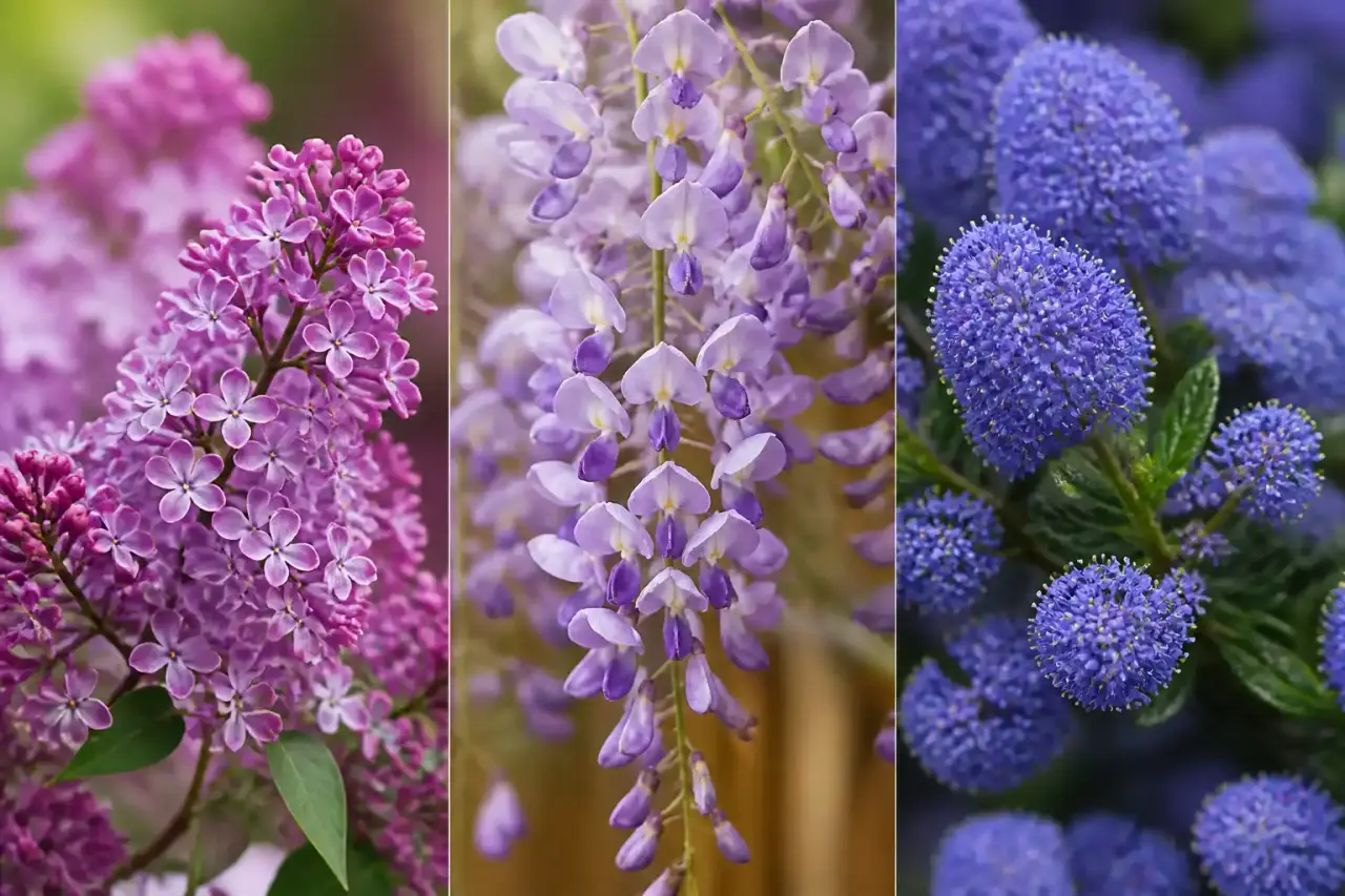Arbuste à fleurs violettes : lilas, glycine ou céanothe, comment ne pas se tromper