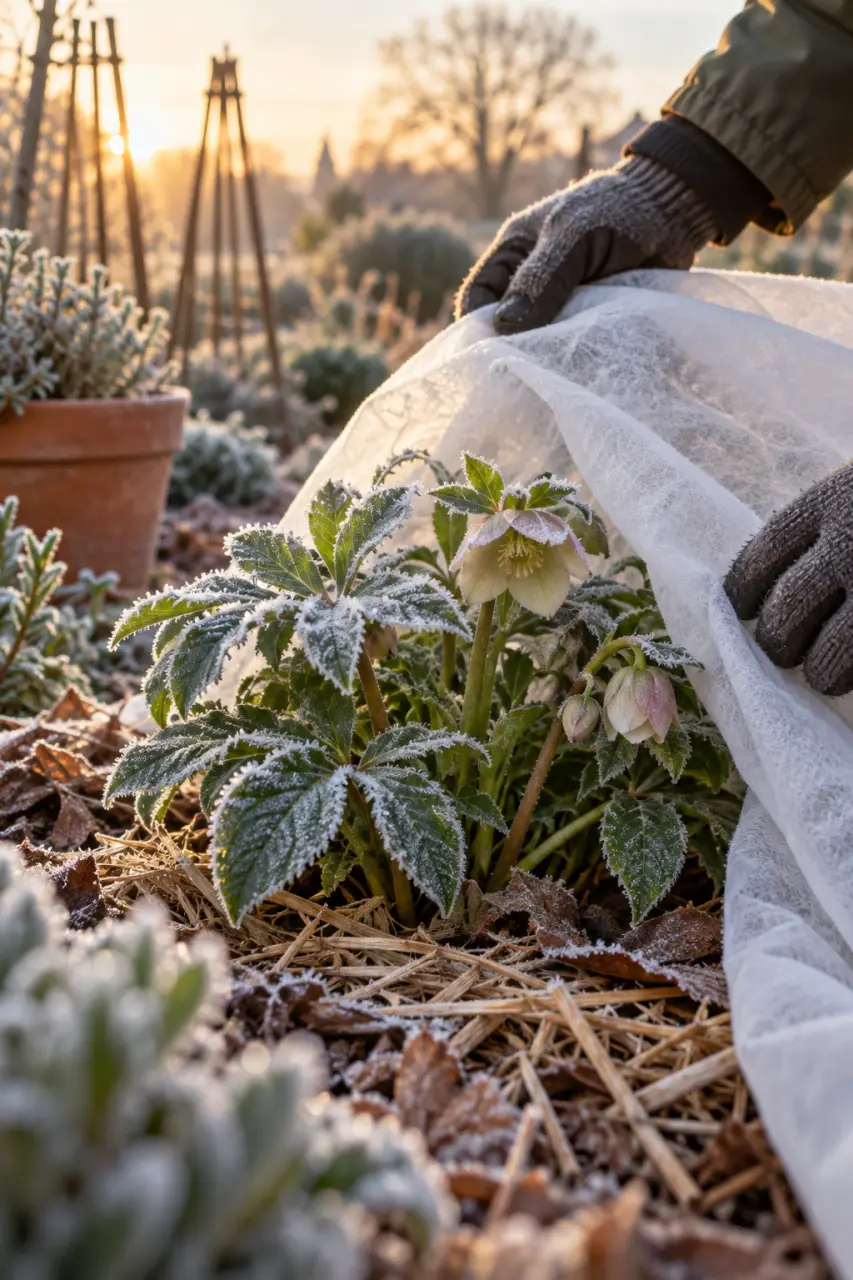 Protégez vos plantes du gel avec 4 gestes pour préserver racines et feuillage