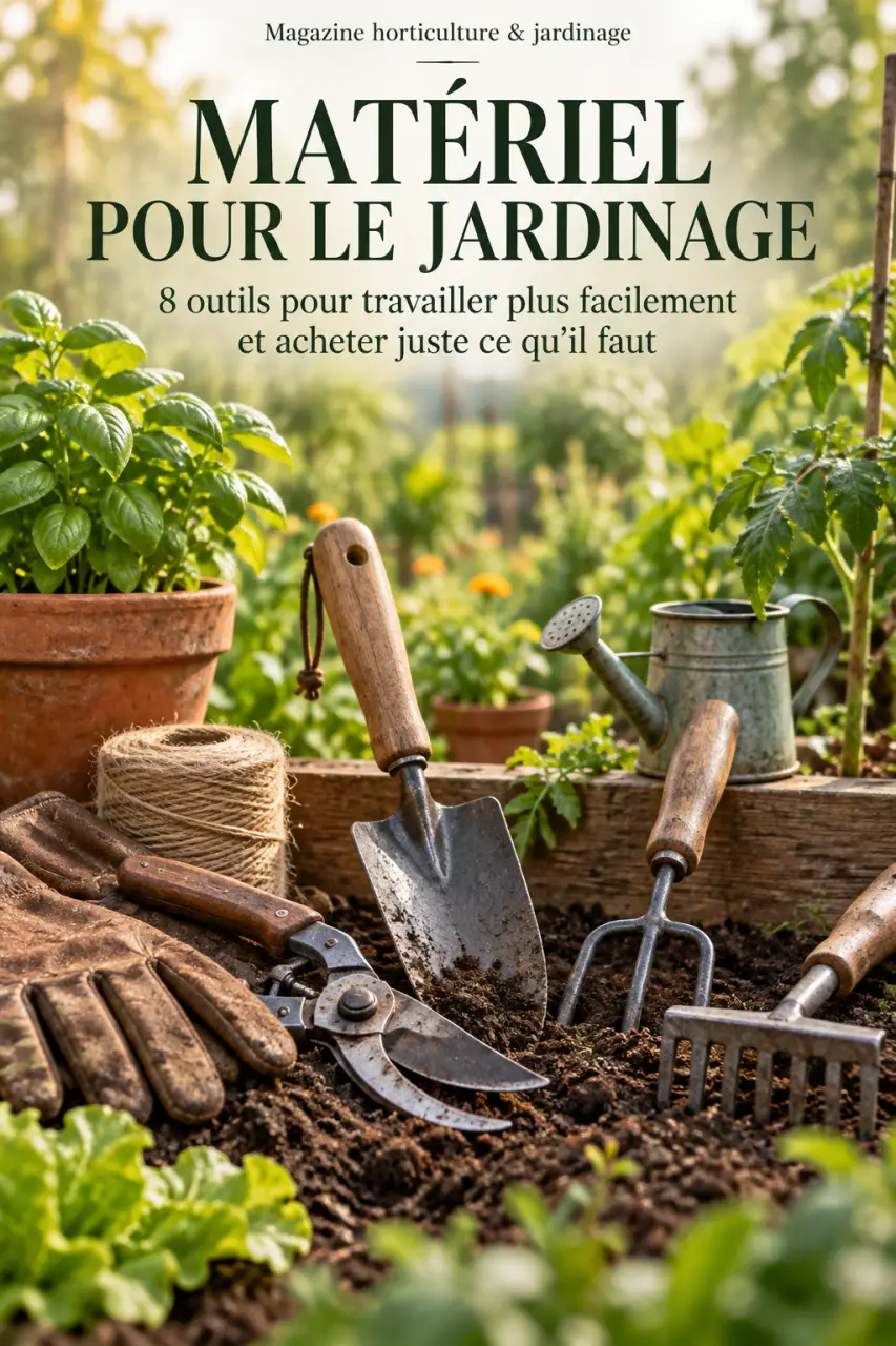 Matériel pour le jardinage : 8 outils pour travailler plus facilement et acheter juste ce qu’il faut