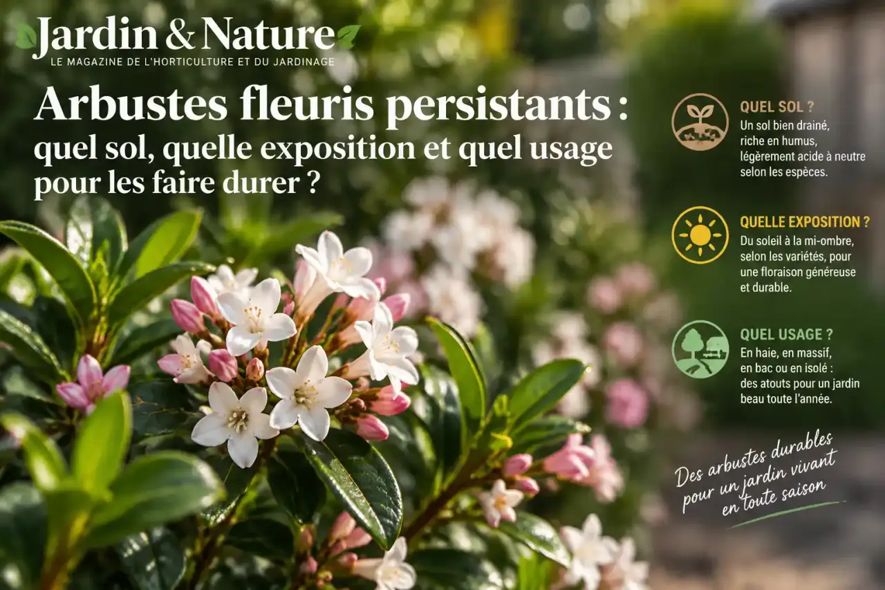 Arbustes fleuris persistants : quel sol, quelle exposition et quel usage pour les faire durer ?